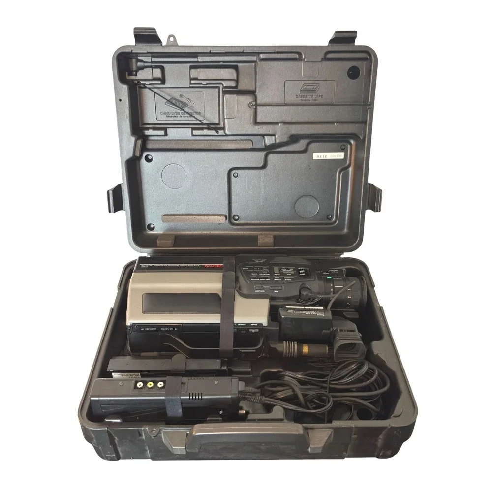 Panasonic AG-400 S-VHS Reporter Camcorder Vintage Digital CCD Camera Tested READ